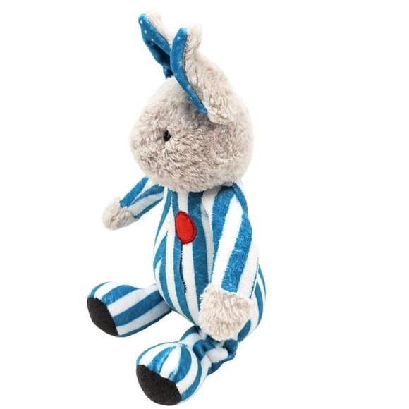 Kids Preferred Goodnight Moon Plush Gray Bunny Rabbit Red Balloon Blue White PJs - Picture 2 of 7